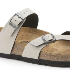 Birkenstock Mayari Birko-Flor Pull Up Stone -Sandal Stride Sales 1005056 detail 1