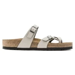 Birkenstock Mayari Birko-Flor Pull Up Stone -Sandal Stride Sales 1005056 side