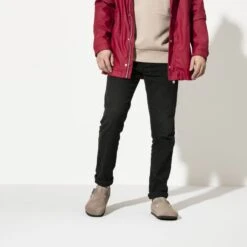 Birkenstock London Suede Leather -Sandal Stride Sales 1010504 f closeup m