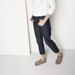 Birkenstock London Suede Leather -Sandal Stride Sales 1010504 f look f