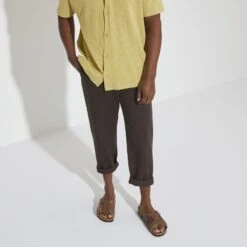 Birkenstock Lugano Oiled Leather -Sandal Stride Sales 1015498 f look m