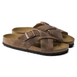 Birkenstock Lugano Oiled Leather -Sandal Stride Sales 1015498 pair