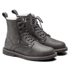 Birkenstock Bryson Shearling Suede Leather -Sandal Stride Sales 1017285 pair