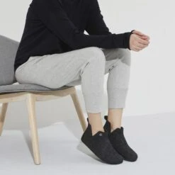 Birkenstock Andermatt Shearling Wool Felt -Sandal Stride Sales 1017883 f look f