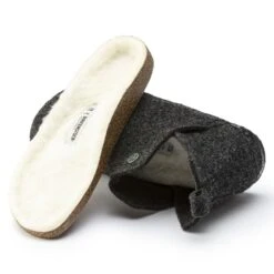 Birkenstock Andermatt Shearling Wool Felt -Sandal Stride Sales 1017887 detail 2