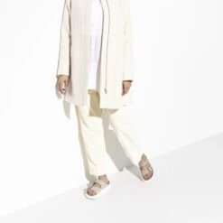 Arizona Platform Suede Leather Taupe -Sandal Stride Sales 1018135 f look f