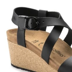 Sibyl Ring-Buckle Natural Leather Black -Sandal Stride Sales 1018677 detail 1