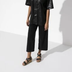 Sibyl Ring-Buckle Natural Leather Black -Sandal Stride Sales 1018677 f look f