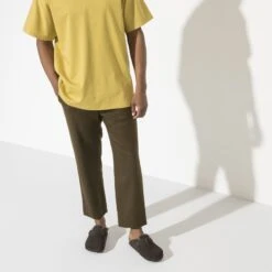 Birkenstock Boston Shearling Suede Leather -Sandal Stride Sales 1020529 f look m