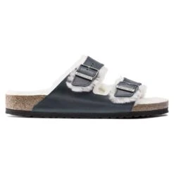 Birkenstock Arizona Shearling Oiled Leather -Sandal Stride Sales 1021063 side