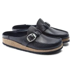 Birkenstock Buckley Grained Leather Navy -Sandal Stride Sales 1021228 pair