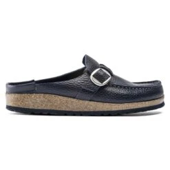 Birkenstock Buckley Grained Leather Navy -Sandal Stride Sales 1021228 side