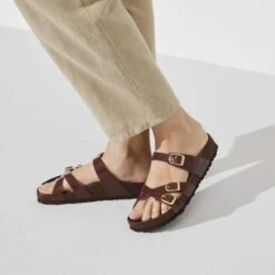 Birkenstock Franca Natural Leather -Sandal Stride Sales 1021520 f closeup f