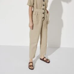 Birkenstock Franca Natural Leather -Sandal Stride Sales 1021520 f look f