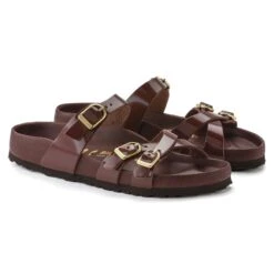 Birkenstock Franca Natural Leather -Sandal Stride Sales 1021520 pair