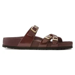 Birkenstock Franca Natural Leather -Sandal Stride Sales 1021520 side