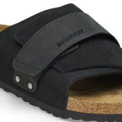 Birkenstock Kyoto Nubuck/Suede Leather -Sandal Stride Sales 1022350 detail 1