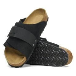 Birkenstock Kyoto Nubuck/Suede Leather -Sandal Stride Sales 1022350 sole