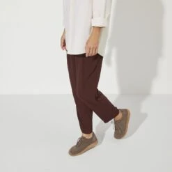 Birkenstock Honnef Light Suede Leather -Sandal Stride Sales 1022363 f look f