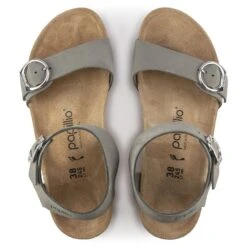 Soley Ring-Buckle Nubuck Leather -Sandal Stride Sales 1022835 top