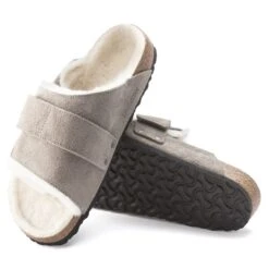 Birkenstock Kyoto Suede Leather -Sandal Stride Sales 1023197 sole