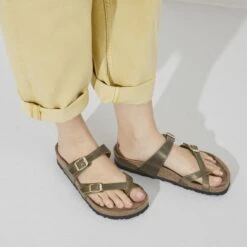 Birkenstock Mayari Oiled Leather -Sandal Stride Sales 1023209 f closeup f