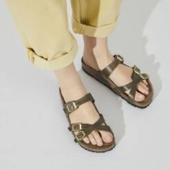 Birkenstock Franca Oiled Leather 12 Birkenstock Franca Oiled Leather -Sandal Stride Sales 1023310 f closeup f