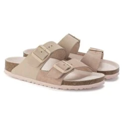 Birkenstock Arizona Split Nubuck/Suede Leather -Sandal Stride Sales 1023327 pair