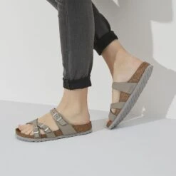 Birkenstock Franca Nubuck Leather 12 Birkenstock Franca Nubuck Leather -Sandal Stride Sales 1023375 f closeup f