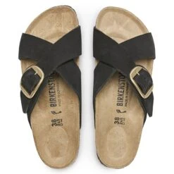 Birkenstock Siena Big Buckle Nubuck Leather -Sandal Stride Sales 1023376 top