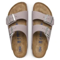 Birkenstock Arizona Nubuck Leather -Sandal Stride Sales 1023382 top