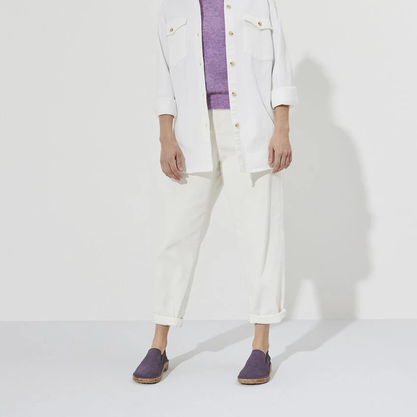 Birkenstock Callan Suede Leather Dark Berry 3 Birkenstock Callan Suede Leather Dark Berry - Image 3