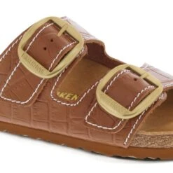 Birkenstock Arizona Big Buckle Embossed Natural Leather Cognac 13 Birkenstock Arizona Big Buckle Embossed Natural Leather Cognac -Sandal Stride Sales 1023766 detail 1