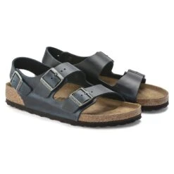 Birkenstock Milano Oiled Leather -Sandal Stride Sales 1023924 pair