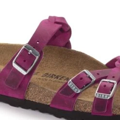 Birkenstock Franca Braid Oiled Leather Festival Fuchsia -Sandal Stride Sales 1023978 detail 1