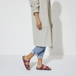 Birkenstock Franca Braid Oiled Leather Festival Fuchsia -Sandal Stride Sales 1023978 f look f