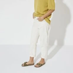 Birkenstock Madrid Natural Leather Patent -Sandal Stride Sales 1024141 f look f