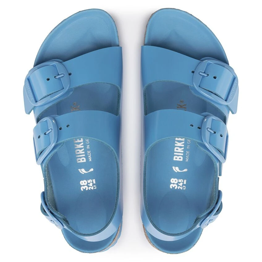 Birkenstock Milano Big Buckle Natural Leather Patent 6 Birkenstock Milano Big Buckle Natural Leather Patent - Image 6