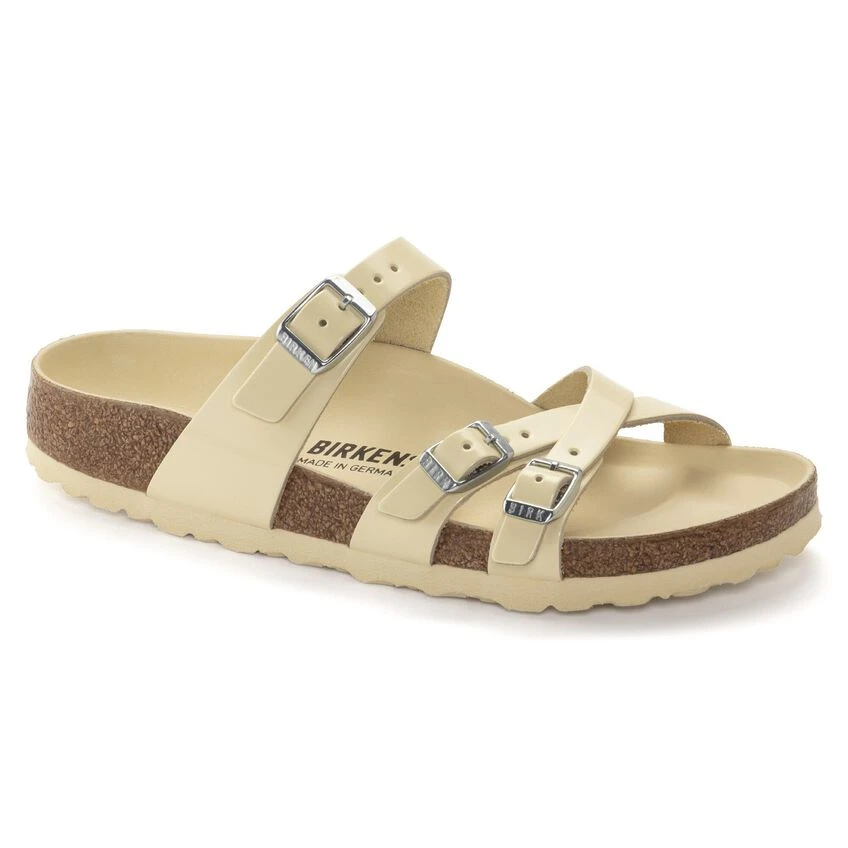 Birkenstock Franca Natural Leather Patent 2 Birkenstock Franca Natural Leather Patent - Image 2