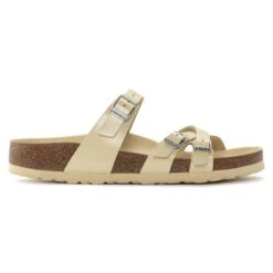 Birkenstock Franca Natural Leather Patent 16 Birkenstock Franca Natural Leather Patent -Sandal Stride Sales 1024252 side