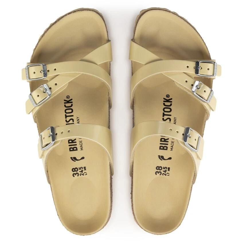 Birkenstock Franca Natural Leather Patent 6 Birkenstock Franca Natural Leather Patent - Image 6