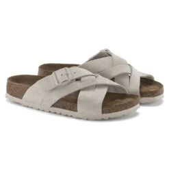 Birkenstock Lugano Suede Leather -Sandal Stride Sales 1024534 pair