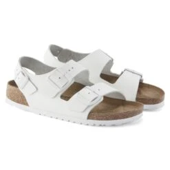 Birkenstock Milano Leather -Sandal Stride Sales 1024988 pair