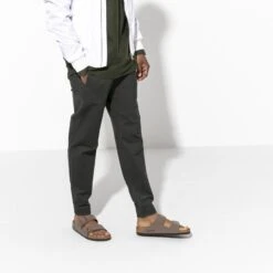 Birkenstock Arizona Birko-Flor Nubuck -Sandal Stride Sales 151183 f look m