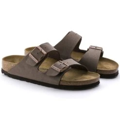 Birkenstock Arizona Birko-Flor Nubuck -Sandal Stride Sales 151183 pair