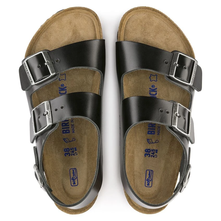 Birkenstock Milano Real Leather Soft Footbed 6 Birkenstock Milano Real Leather Soft Footbed - Image 6