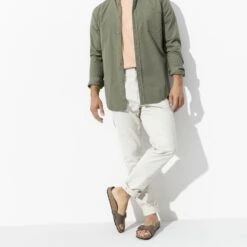 Birkenstock Madrid Birko-Flor Nubuck -Sandal Stride Sales 40093 detail 4