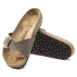 Birkenstock Madrid Birko-Flor Nubuck -Sandal Stride Sales 40093 sole
