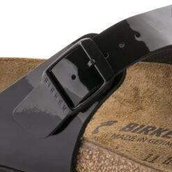 Birkenstock Gizeh Birko-Flor Patent -Sandal Stride Sales 43663 detail 1