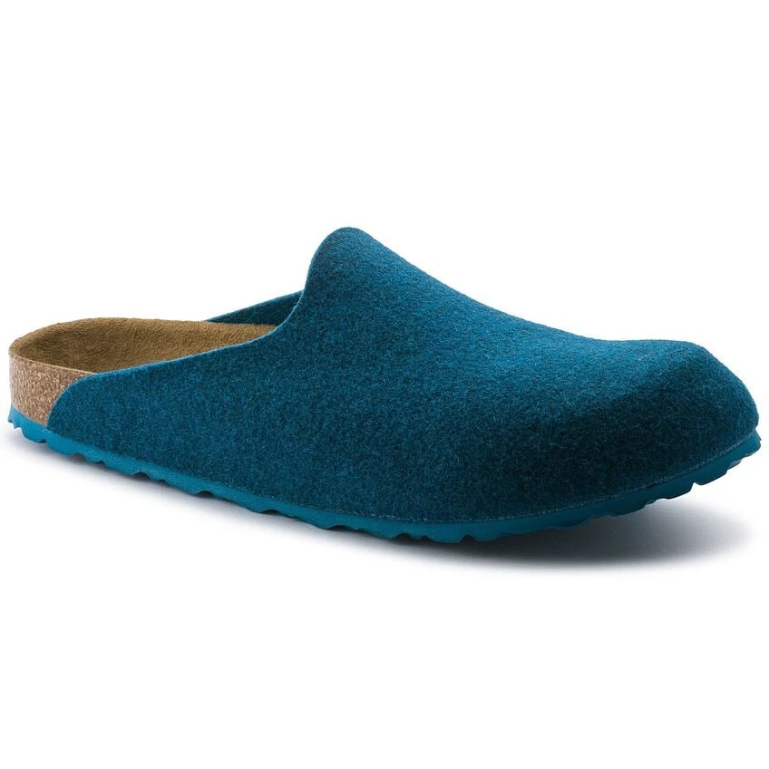 Birkenstock Amsterdam Wool Felt Petrol 1 Birkenstock Amsterdam Wool Felt Petrol